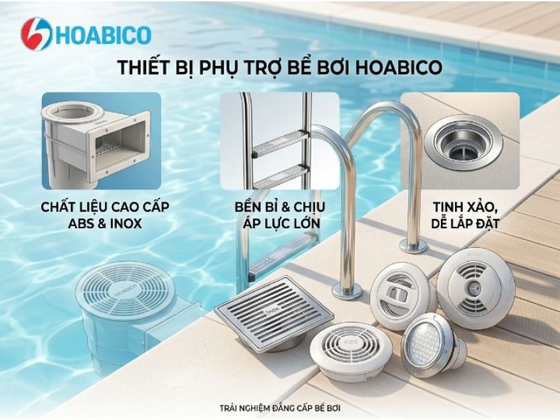 Thiết bị phụ trợ bể bơi