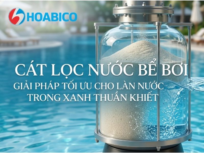 Cát lọc nước bể bơi
