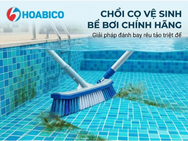 Chổi cọ vệ sinh bể bơi