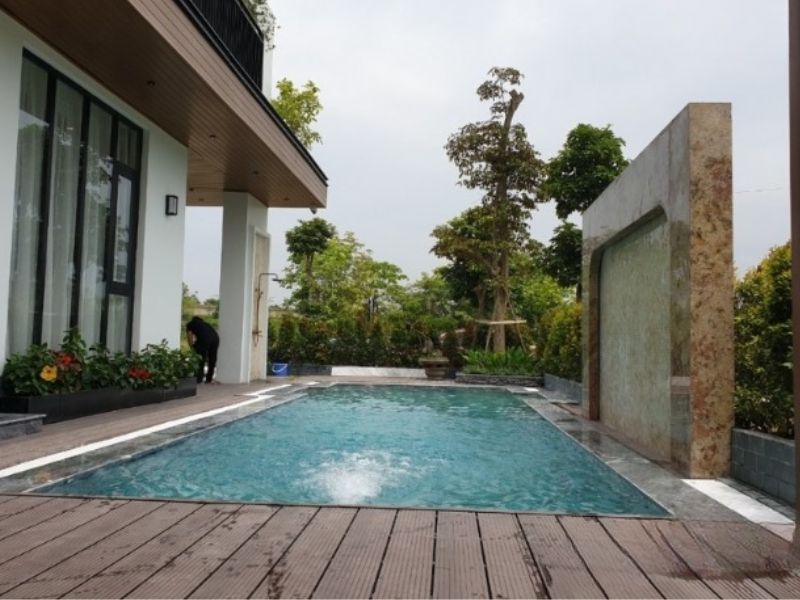 công trình thi công bể bơi tại Ninh Bình