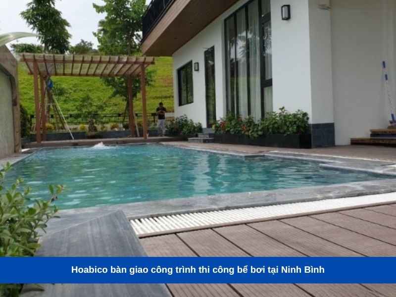 công trình thi công bể bơi tại Ninh Bình