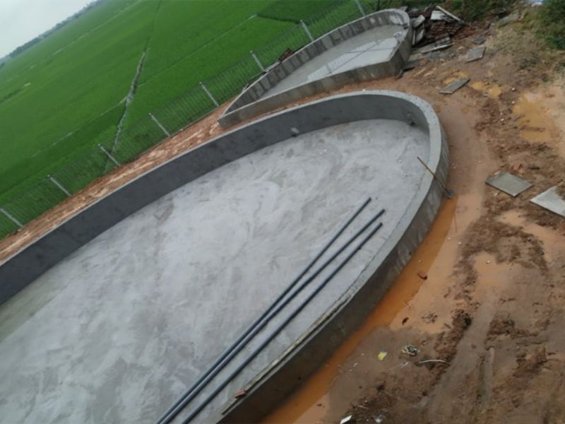 công trình thi công bể bơi tại Thái Bình