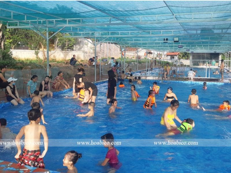 Hoabico bàn giao công trình thi công bể bơi kinh doanh tại Phú Thọ