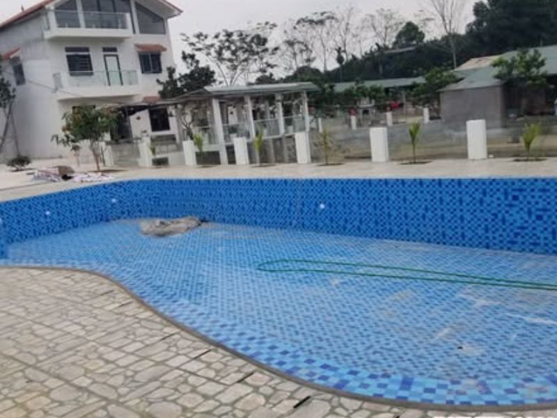 Hoabico bàn giao công trình thi công bể bơi tại Quảng Nam