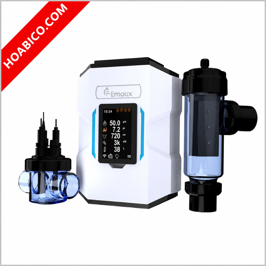 Máy điện phân muối hồ bơi Emaux CyberSync