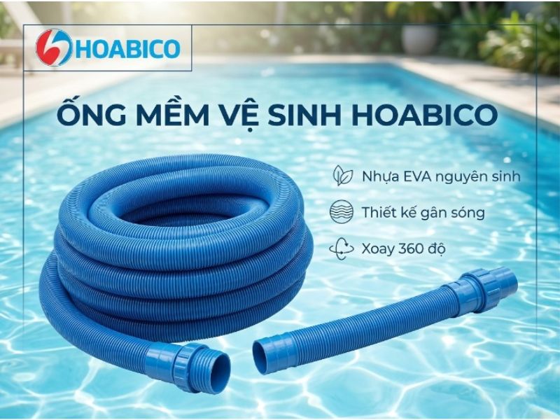 Ống mềm vệ sinh bể bơi
