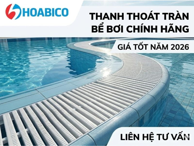 Thanh thoát tràn bể bơi