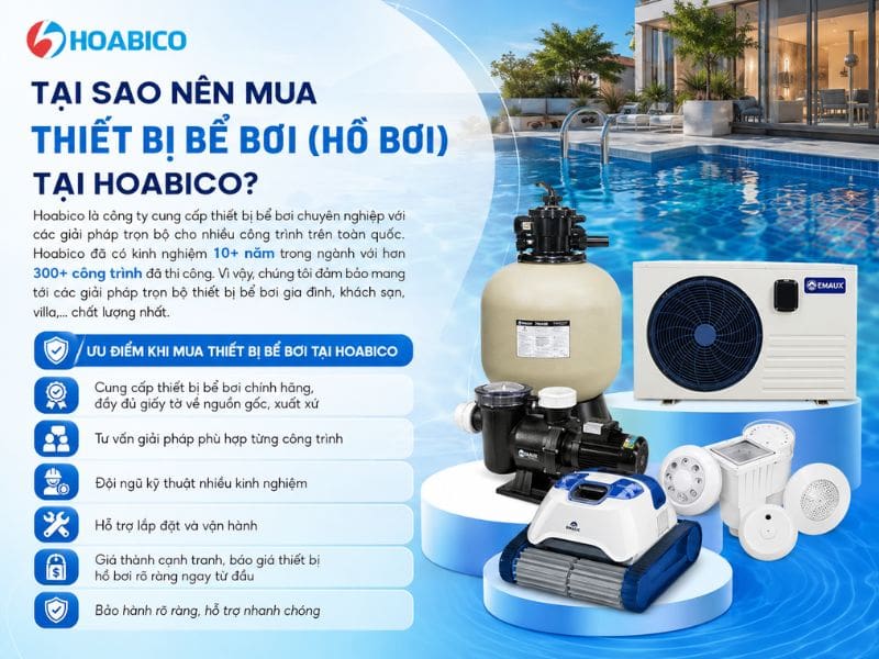 thiết bị bể bơi