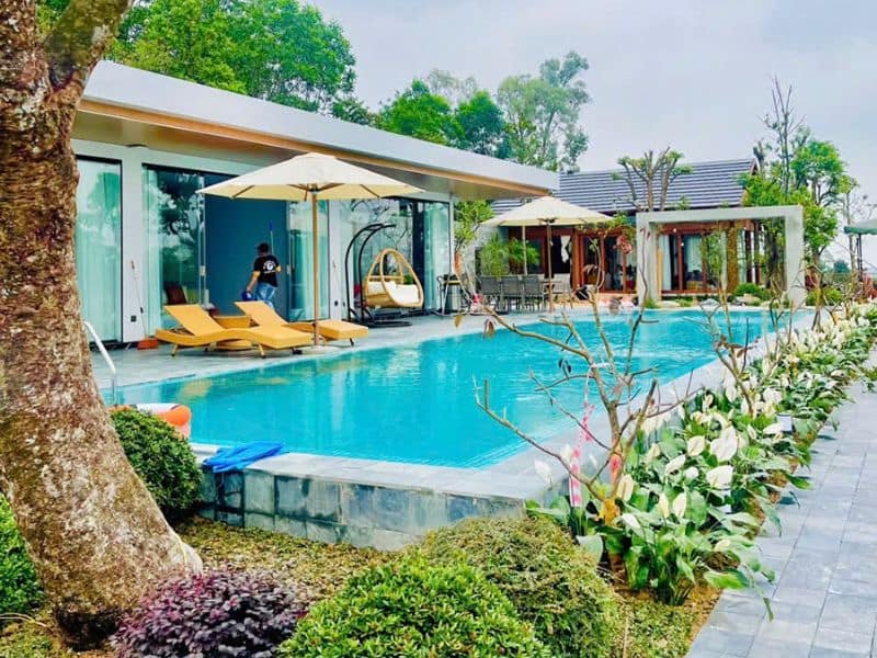 Hoabico bàn giao công trình thi công bể bơi tại Cần Thơ