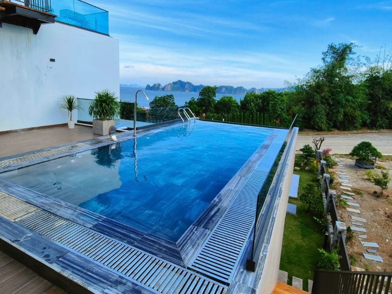 Hoabico bàn giao công trình thi công bể bơi tại Hạ Long
