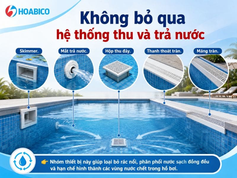 Kinh nghiệm mua thiết bị bể bơi cho người mới xây hồ bơi