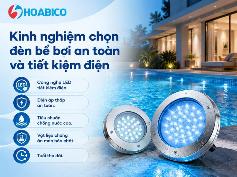 Kinh nghiệm mua thiết bị bể bơi cho người mới xây hồ bơi