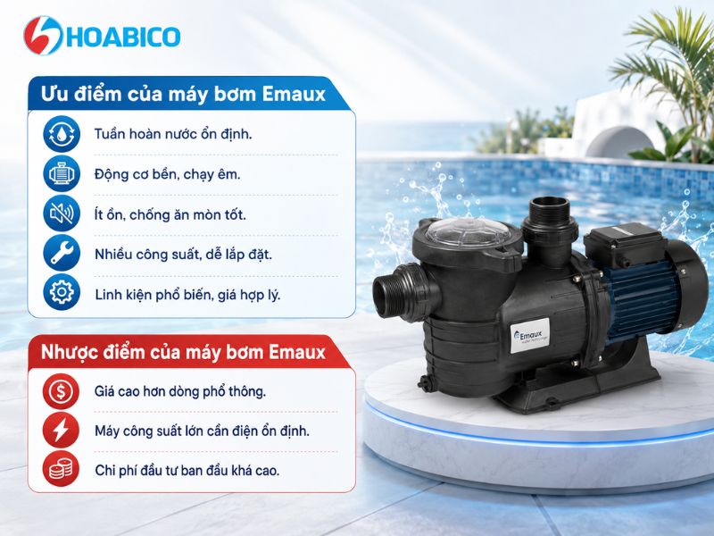Máy bơm Emaux có tốt không