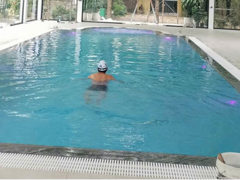Hoabico bàn giao công trình thi công bể bơi tại Hải Phòng