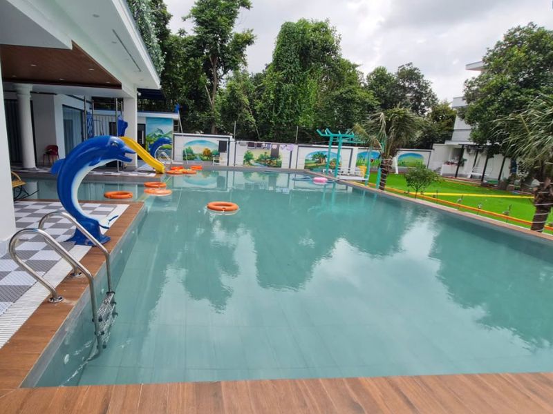 Hoabico bàn giao công trình thi công bể bơi tại Quốc Oai