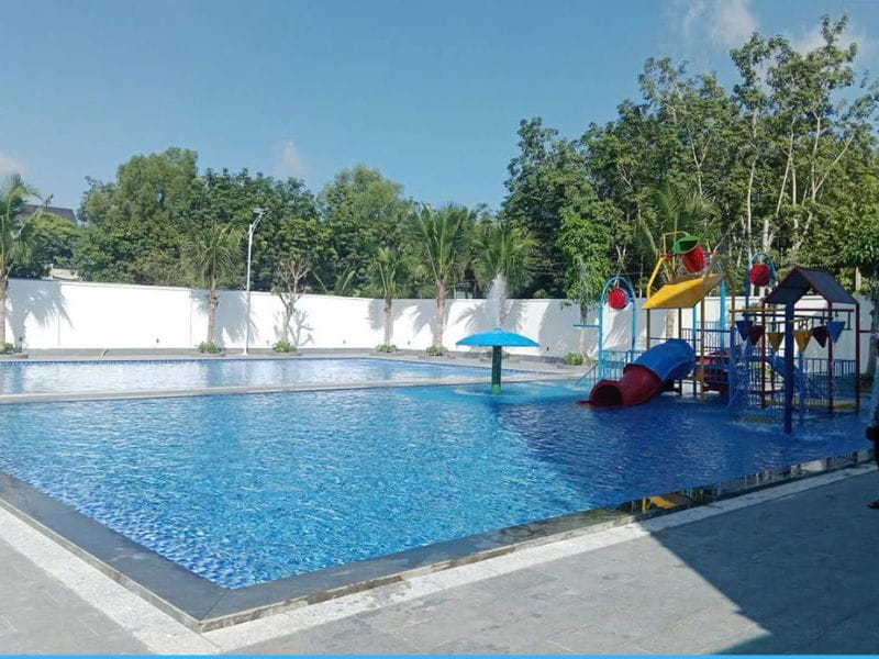 Hoabico bàn giao công trình thi công bể bơi tại Tiền Giang