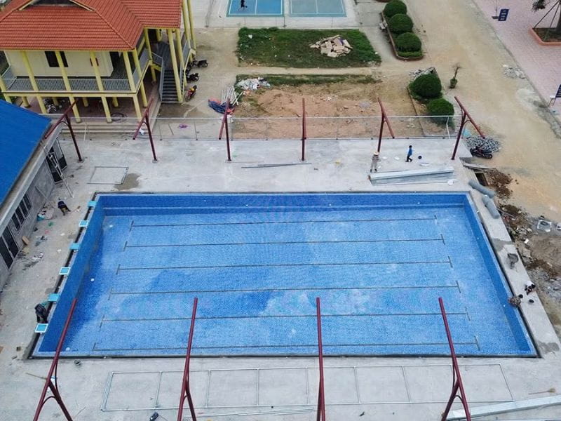 Hoabico bàn giao công trình thi công bể bơi thể thao tại Cao Bằng