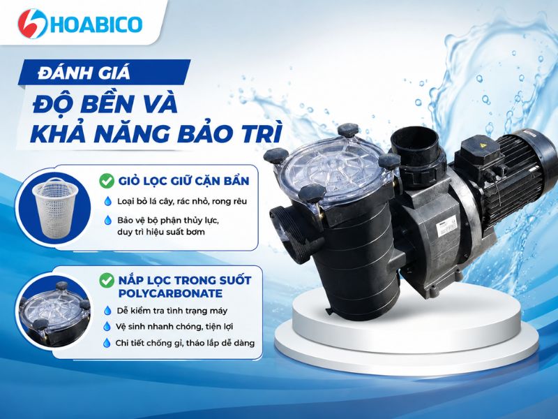 Review máy bơm bể bơi Kripsol KAN1020 DT2