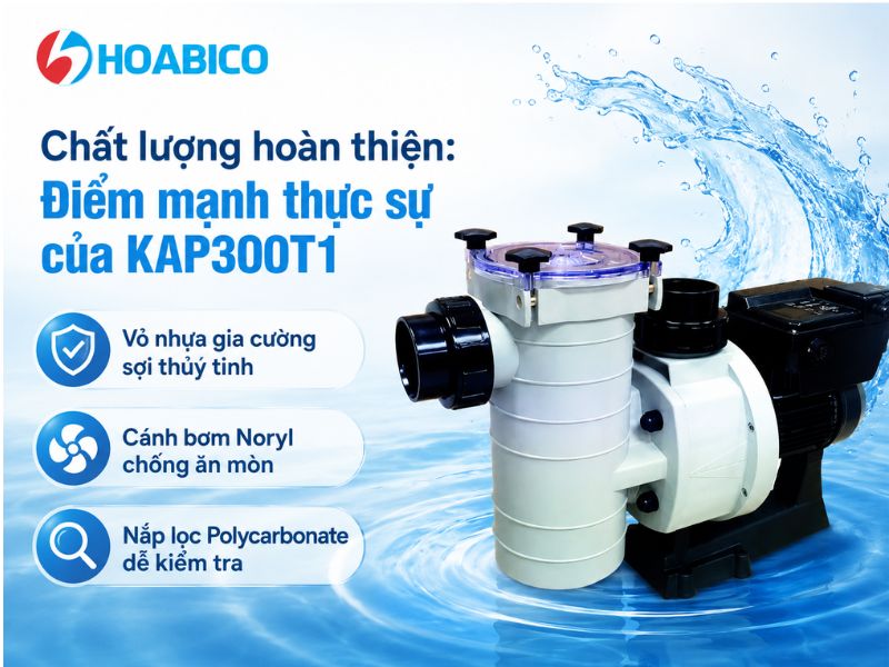 Review máy bơm bể bơi Kripsol KAP300T1