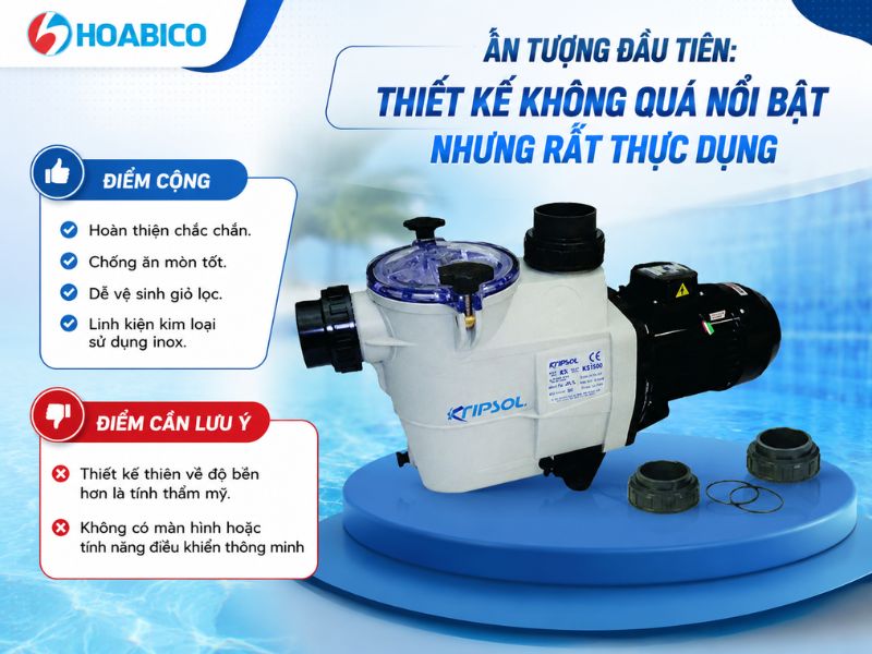 Review máy bơm bể bơi Kripsol KSE