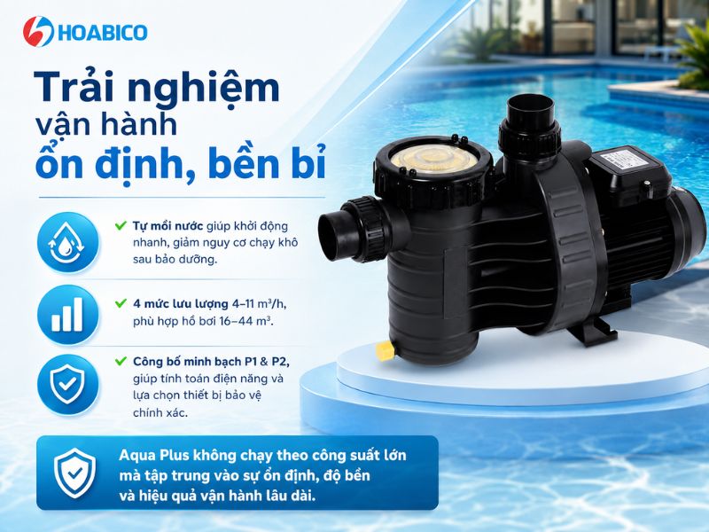 Review máy bơm bể bơi Procopi Aqua Plus