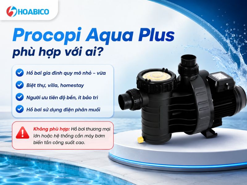 Review máy bơm bể bơi Procopi Aqua Plus
