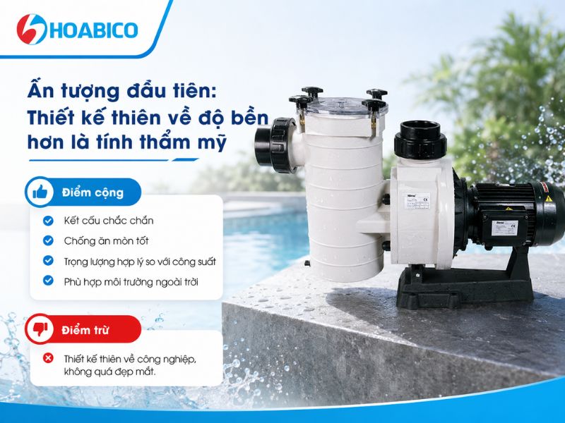 Review máy bơm Kripsol KAP300M