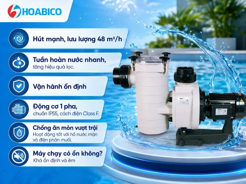 Review máy bơm Kripsol KAP300M