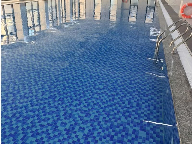 Hoabico bàn giao công trình thi công bể bơi trong nhà tại KĐT The Manor