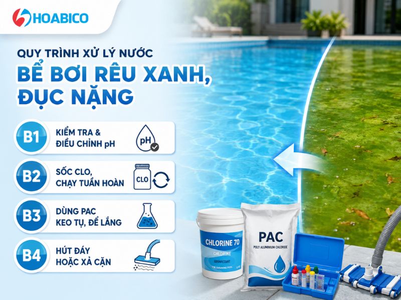 Chất tẩy bể bơi