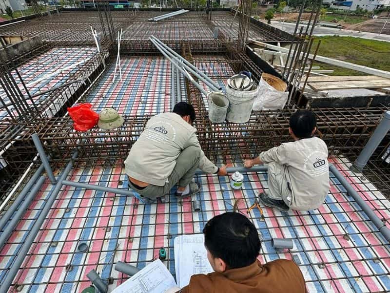 Hoabico cập nhật tiến độ thi công bể bơi tại Thái Nguyên